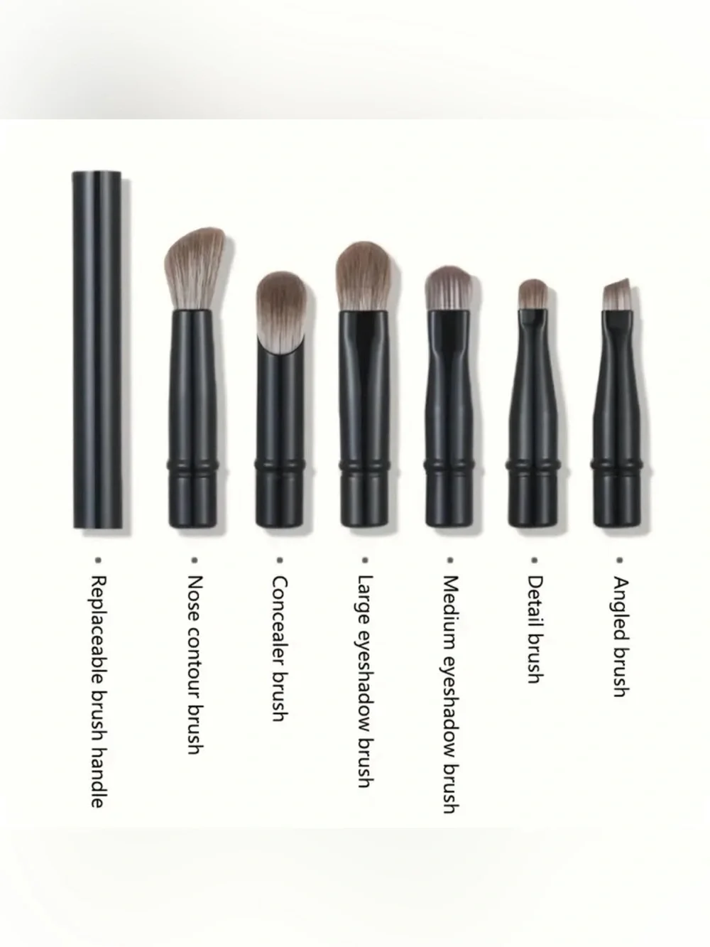 6 pcs Mini Travel Makeup Brush Set